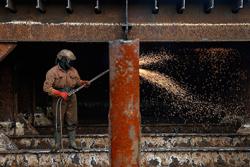 Galloo ship recycling plant in Ghent